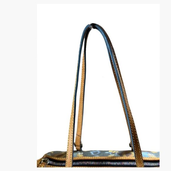 Dooney and Bourke Bumble Bee Barrel Bag Vintage Shoulder Bag Highly Sought EUC - Picture 3 of 11